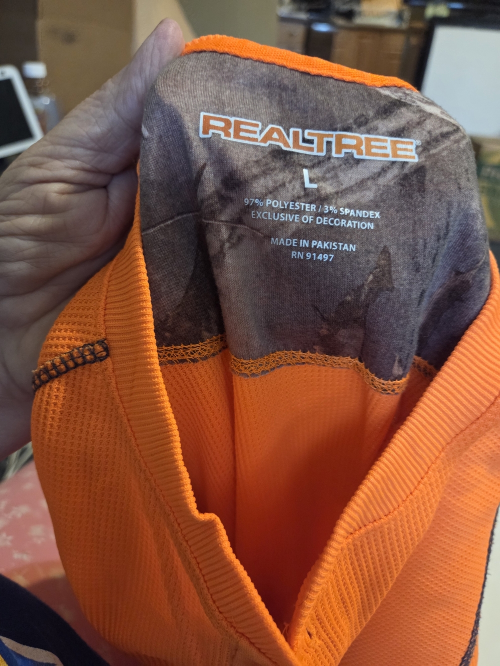 Realtree High-Visibility Orange Performance Shirt